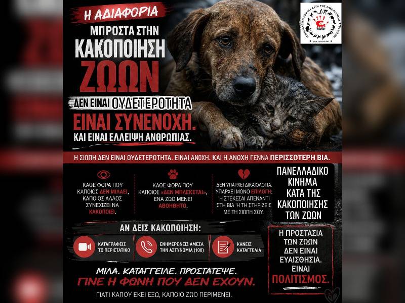 Κακοποίηση ζώων και ακτιβισμός - Η αδέσμευτη φωνή των τετράποδων